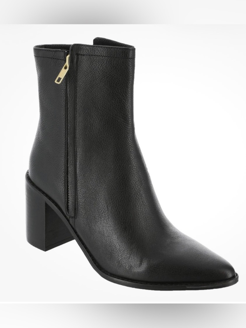 Seychelles Desirable Women's Boot Size 9 Heel Point Toe Bootie Black Leather